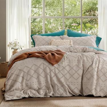 Imagem de Funda de Edredón Bedsure Boho Tamaño Matrimonial de Lino para Todas la