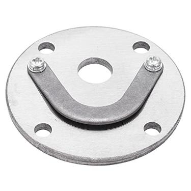 Imagem de YWBL-WH Conjunto de Substituição de Placa de Válvula de Compressor de Ar, Língua de Ferro Fundido Em Forma de U Peça de Metal 3/8 pol. 45x47mm Com Design Durável para Maior Eficiência do Compressor