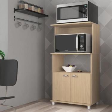 Imagem de Balcão Forno e Micro-ondas Duas Portas Dallas - Moveis Sul