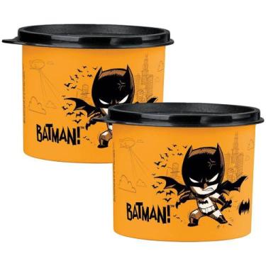 Imagem de Kit 2 Potes Tupper Redondinha Kids 500ml Batman - Tupperware