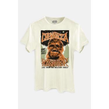 Imagem de Camiseta Star Wars Chewbacca - Piticas, G3, Off white, Unissex