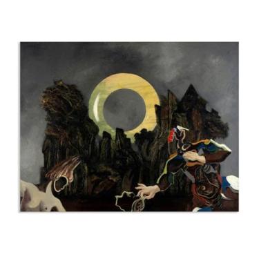 Imagem de Pôster Max Ernst mostrando a uma jovem garota a cabeça reproduções de pinturas famosas Surrealismo Tela de parede Max Ernst Decoração de parede para presentes de sala de estar 65 x 50 cm (66.0x48.3 cm