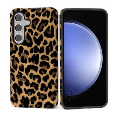 Imagem de Kapadiy Capa para Samsung Galaxy S25 FE, Leopard So Cool Design Hybrid Dual Protection Silicone + PC rígido à prova de choque, capa protetora fina antiarranhões para homens e mulheres