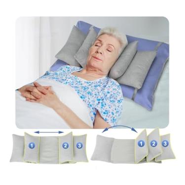Imagem de Mybow Estabilizador de cabeça, travesseiro de suporte de cabeça para idosos – auxílio para dormir nas costas para recuperação pós-cirurgia, almofada reclinável e encosto de cabeça para cadeira de