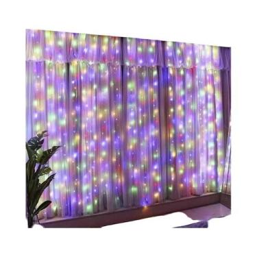 Imagem de Luzes De Cortina LED Com Controle Remoto USB Para Decoração De Quarto,