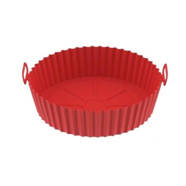 Imagem de Forma Assadeira Para Fritadeira Air Fryer Em Silicone Flexível Lavável(1)