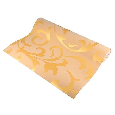 Imagem de HEEPDD Mural de de Parede Não Tecido, Adesivo de Parede Decorativo à Prova d'água e Com Absorção de Som para Sala de Estar e Quarto Mural de de Não Tecido, Design Barroco, Reforma de Casa