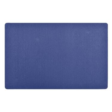 Imagem de GAIGEO Tapete de interior azul mineral escuro à prova d'água, tapetes para pátio ao ar livre 81 x 50 tapete de porta traseira capacho interno