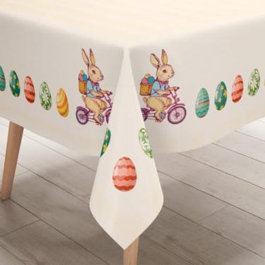 Imagem de Toalha de Mesa Quadrada 4 Lugares Pontilhado e Corações (49)