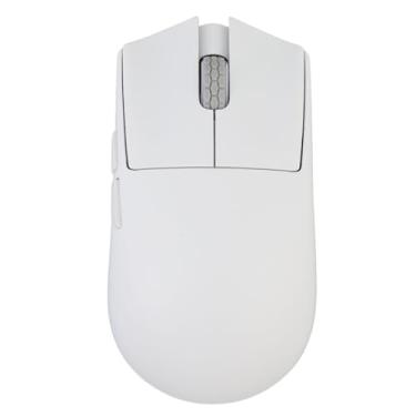 Imagem de Generic Mouse para Laptop, Bateria Tri Mode 2.4G USB C 300mAh até 30000DPI Mouse para Jogos Sem Fio para PC (Branco)