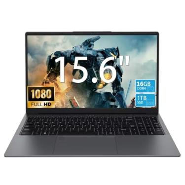 Imagem de Laptop para jogos de 15,6 polegadas – Processador AMD Ryzen 7 5825U (8C/16T, 2,0-4,5GHz), placa de vídeo AMD Radeon, 16GB DDR4 RAM 1TB NVMe SSD com KB retroiluminado, leitor de impressão digital