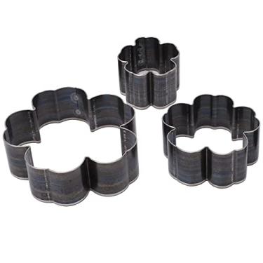 Imagem de Naroote Molde de Corte de Couro Em Forma de Flor Incisiva, Ferramenta de Perfuração Oca de 3 Tamanhos, para Artesãos de Couro e Amadores