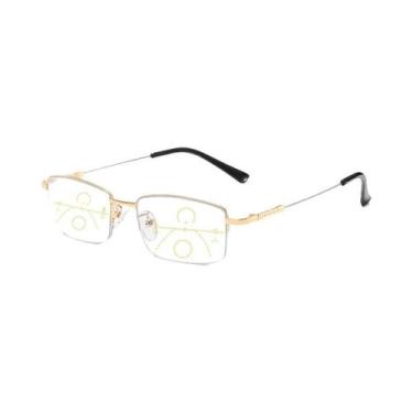 Imagem de Óculos De Leitura Progressivos Unissex Com Proteção Anti-Luz Azul E UV