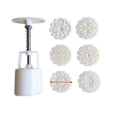 Imagem de Conjunto De Moldes Para Biscoitos Em Forma De Flor 6 Peças Cortador De