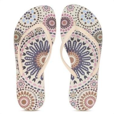 Imagem de Chinelo Brizza Arezzo Estampa Color Off White - Feminino-Feminino
