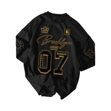 Imagem de 2025 verão nova camiseta masculina casual roupas esportivas digitais a
