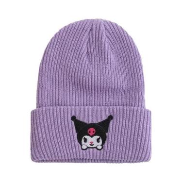 Imagem de Gorro De Inverno Tricotado Feminino Com Estampa Da Hello Kitty, Cinnam