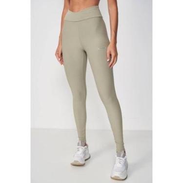 Imagem de CALCA LEGGING COLCCI SPORT SCULP CANELADA VERDE-Feminino