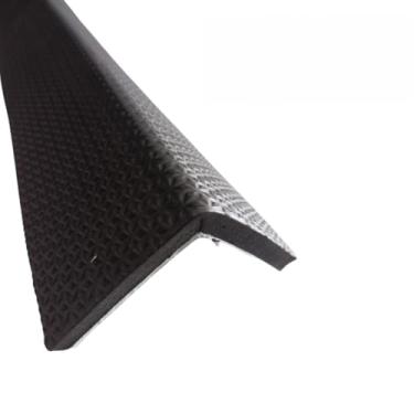 Imagem de Kit 2 Protetor de quina Cantoneira 50xcm 10mm autocolante protetor quina(PRETA)