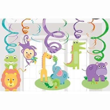 Imagem de Faixa Decoração Zoológico Divertido, 17cm, 10 Peças