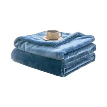 Imagem de Cobertor De Flanela Extra Macia Cobertor De Ar Condicionado De Sesta E