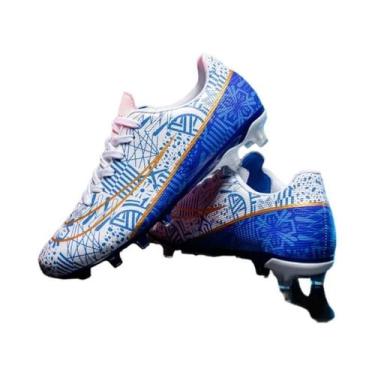 Imagem de Chuteiras De Futebol Unissex Cano Baixo Antiderrapantes Resistentes Ao