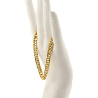 Imagem de Pulseira Feminina Ouro 18k Grumet Dupla 6.7 21 Cm Novidade - JOIE JOIA