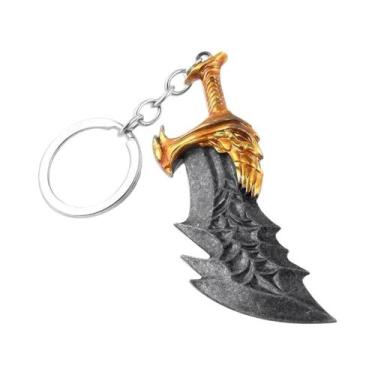 Imagem de Pingente De Chaveiro Da Espada De Kratos Para Homens E Mulheres, Joia 