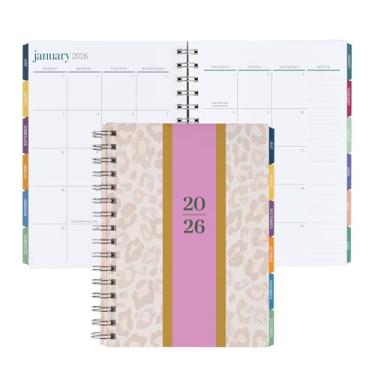 Imagem de Inspirado por ERIN CONDREN 12M A5 Weekly Planner (janeiro de 2026 - dezembro de 2026) - capa de leopardo
