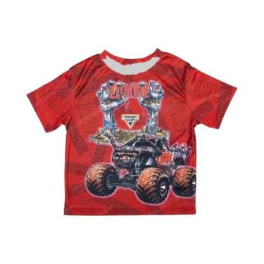 Imagem de Camiseta Infantil Feminina Oversized Com Estampa De Carro Manga Curta 