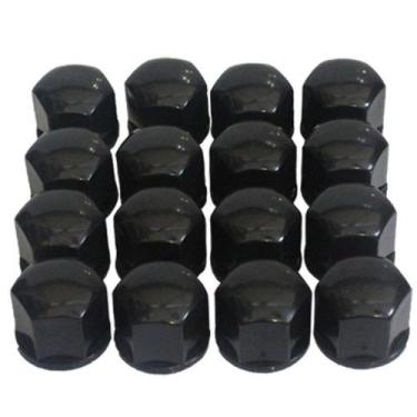 Imagem de Capa do Parafuso de Roda Universal Preto 19mm Jogo com 16pcs - SERAUTO