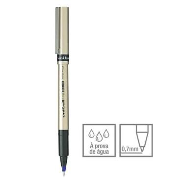 Imagem de Caneta Rollerball Ub-177 Fine Deluxe 0.7 Uniball  A escolha, Azul