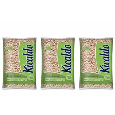 Imagem de Kikaldo Feijão Carioca, 1 Kg, 3 Unidades