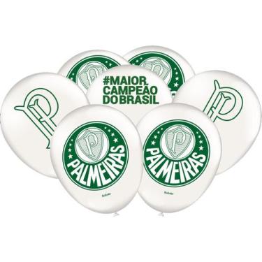 Imagem de Balão Bexiga Temática Palmeiras Festa de Aniversário 25 Unid - Festcol