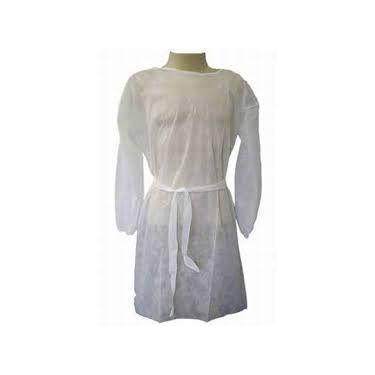 Imagem de Kit 10 Avental Descartavel Tnt Manga Longa Gr20 - Limed Mogi