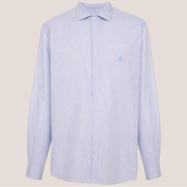 Imagem de Camisa Slim Dudalina Micro Vichy Masculino-Masculino