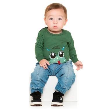 Imagem de Camiseta Bicho Bagunca Interativa Estampa de Sapo - 10031-Masculino