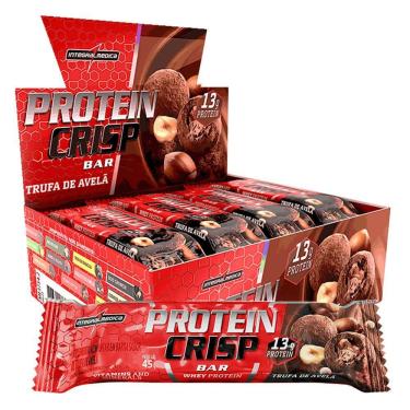 Imagem de Barra Proteína Whey Crisp Bar 12 Unidades - Integralmedica Trufa De Avelã