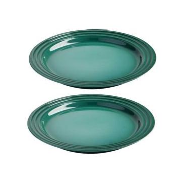 Imagem de Prato Raso 2 Peças 27 cm Verde Artichaut Le Creuset