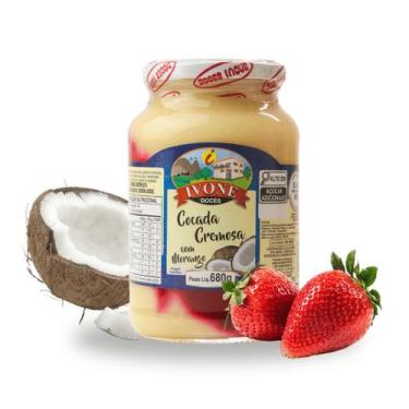 Imagem de Cocada Cremosa C/ Morango Ivone 680g