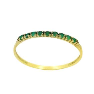 Imagem de Anel em Ouro 18K com 9 Esmeraldas - Joia Exclusiva - Justino Ribas, 20