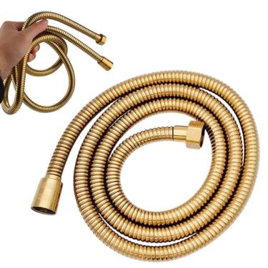 Imagem de Engate Ducha Higienica Banheiro Mangueira Chuveirinho 1 metro 50 cm Hidraulica Lavabo Sanitario Flexivel Resistente