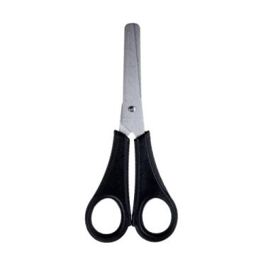 Imagem de Tesoura Escolar Black Inox 130mm Cabo Preto c/ 24 unidades Leo&Leo Leo