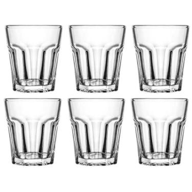 Imagem de Jogo 6 Copos Shot De Vidro Casual 45Ml Class Home