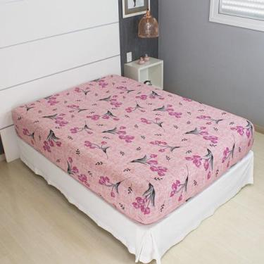 Imagem de Lençol Avulso Queen Estampado COZZILAR - Malha 100% Algodão com Elásti