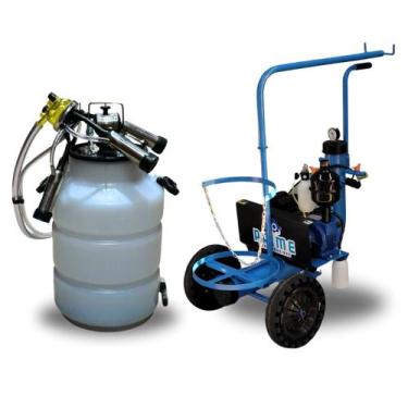 Imagem de Ordenhadeira Mecânica Móvel Bomba de vacuo 300 litros, Motor 1 CV, Com