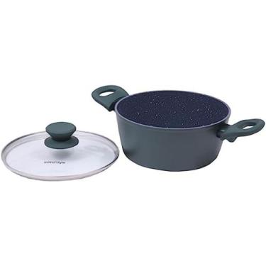 Imagem de Caçarola Aluminio Antiaderente 24cm Mimo Style Linha Grafito Cook Pane
