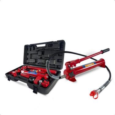 Imagem de Esticador Hidráulico 10 Toneladas Kit 14 Peças para Funilaria Alinhame