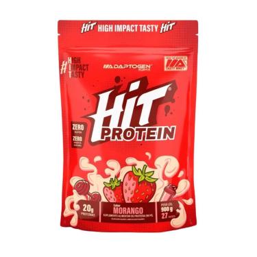 Imagem de Hit Protein Adaptogen Whey protein com Peptídeos de Colágeno Refil 900g-Unissex
