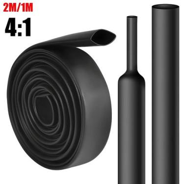 Imagem de Tubo Termoencolhível 1M 2M 41 De Parede Dupla Com Cola 4681216MM Para 